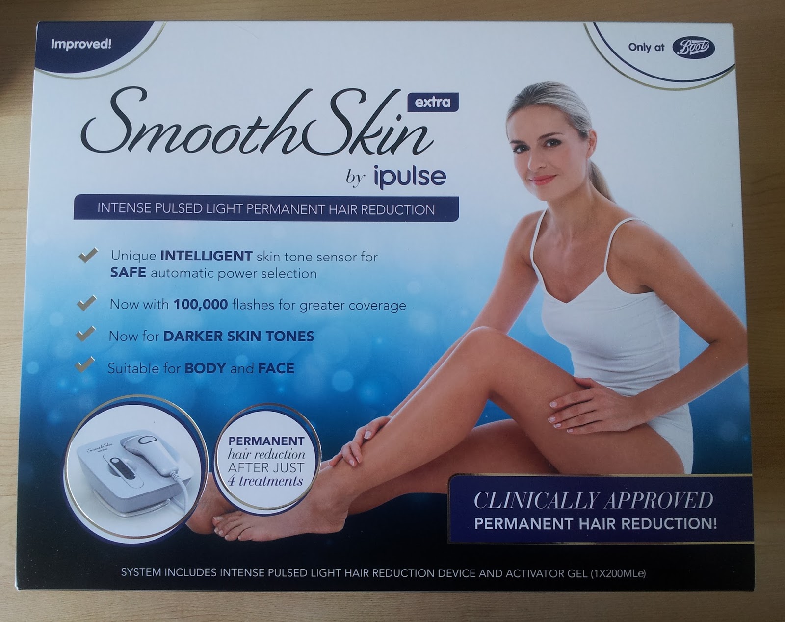 Beauty and the Blogger SmoothSkin Extra by ipulse Intense Pulsed Light