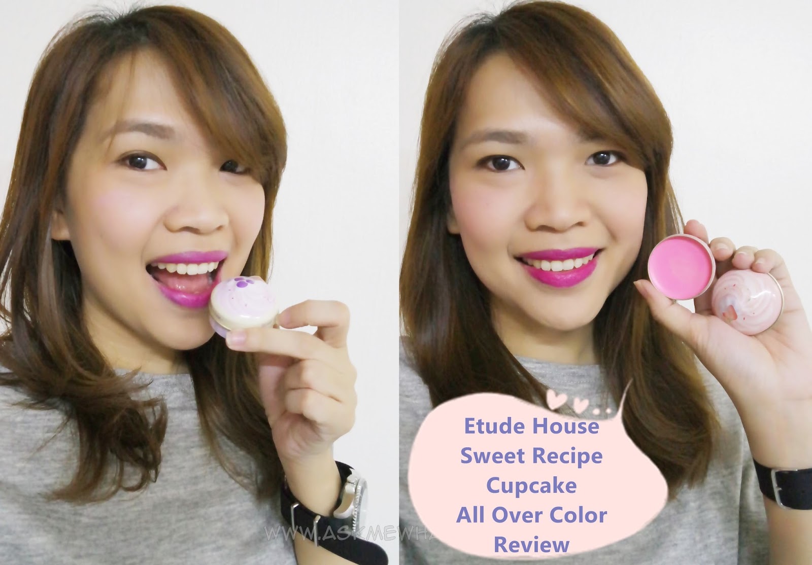 Etude House Sweet Recipe Cupcake All Over Color review