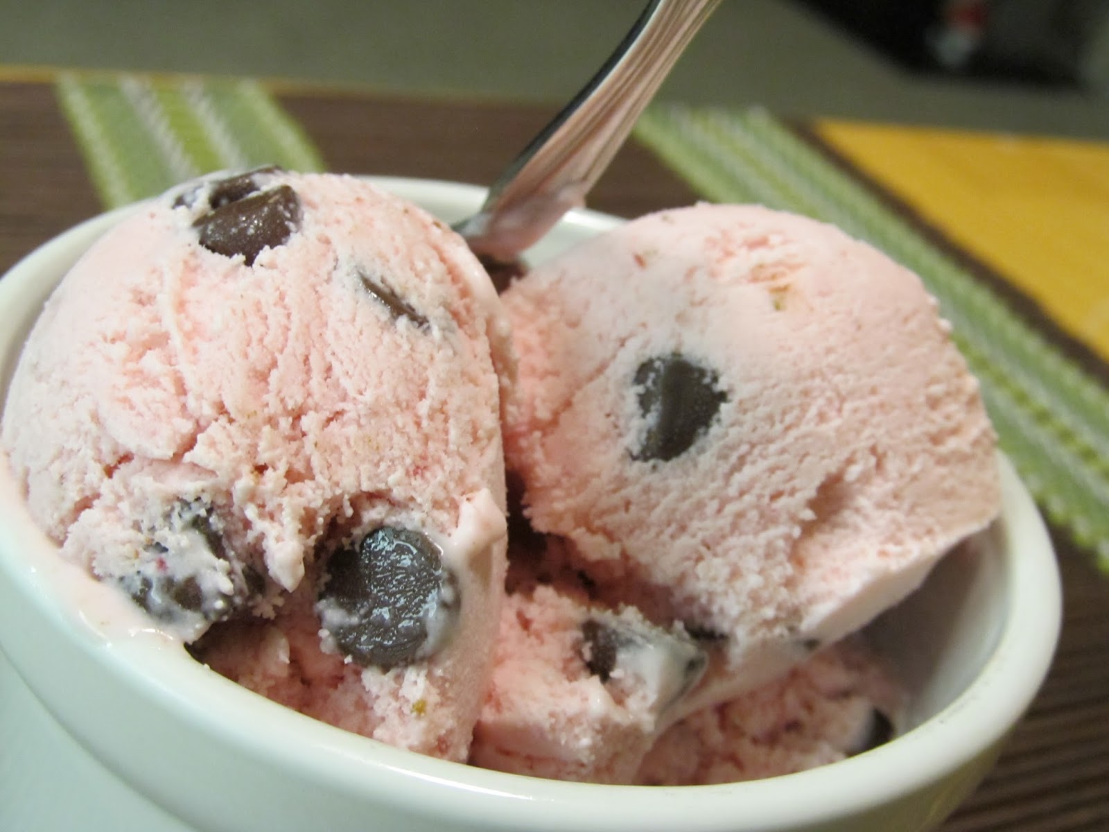 Jenn's Food Journey Chocolate Covered Strawberry Ice Cream