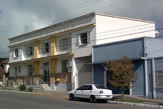 Canela / RS - Fotos históricas: 1950 - Correios e Telégrafos (2)