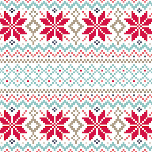 Nordic pattern Christmas Card, available from notonthehighstreet.com Nordic pattern Christmas Card, available from notonthehighstreet.com