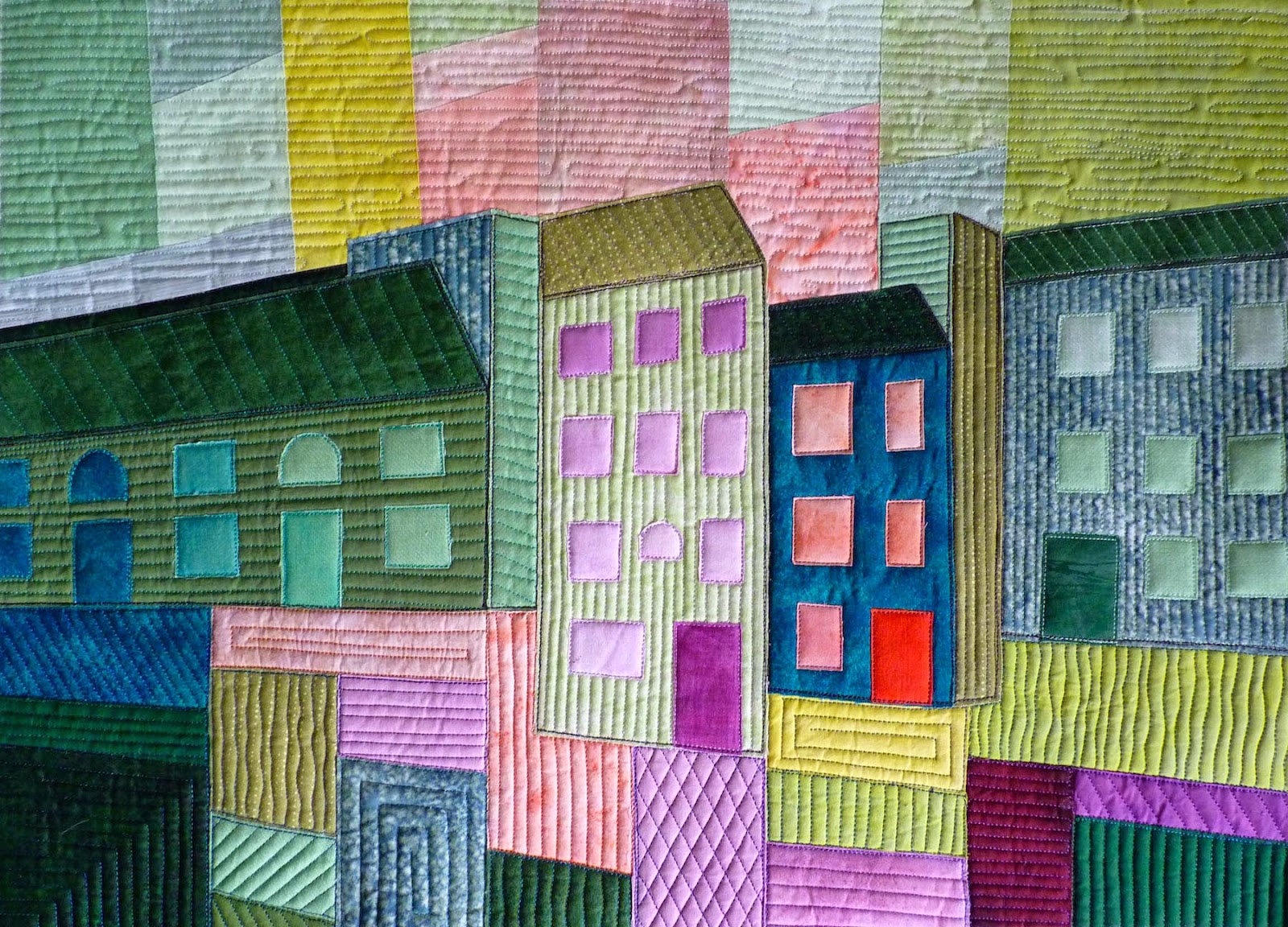 LATITUDE QUILTS Edinburgh Sunset