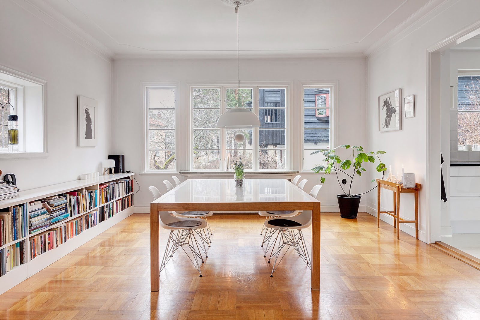 My scandinavian home: a lovely white and grey stockholm home
