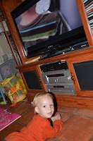 Little boy watching Potty Time