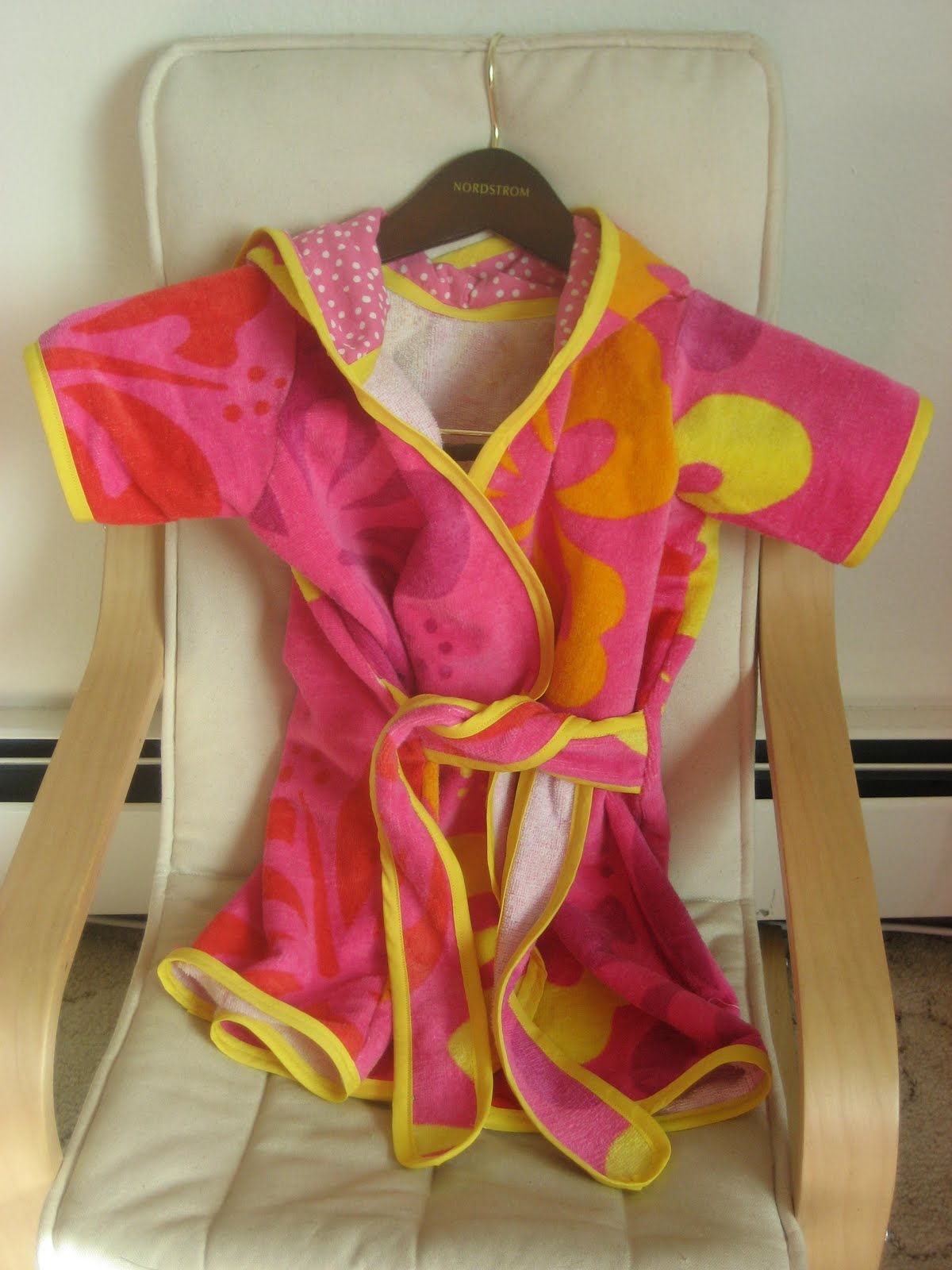 Simply Clean Living Sewing Tutorial Review The MADE Beach Towel Robe