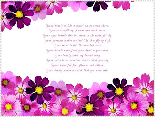 purple 2 Lines English Poetry