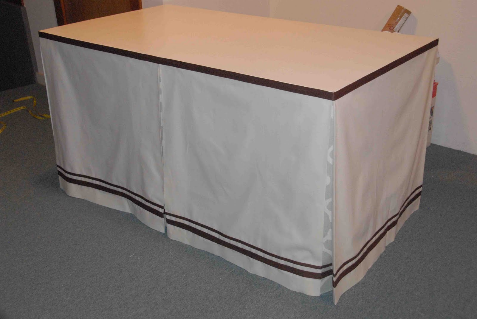 Living Livelier DIY Skirted Table!