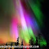 Why Auroras emit 8 streams of coloured light?