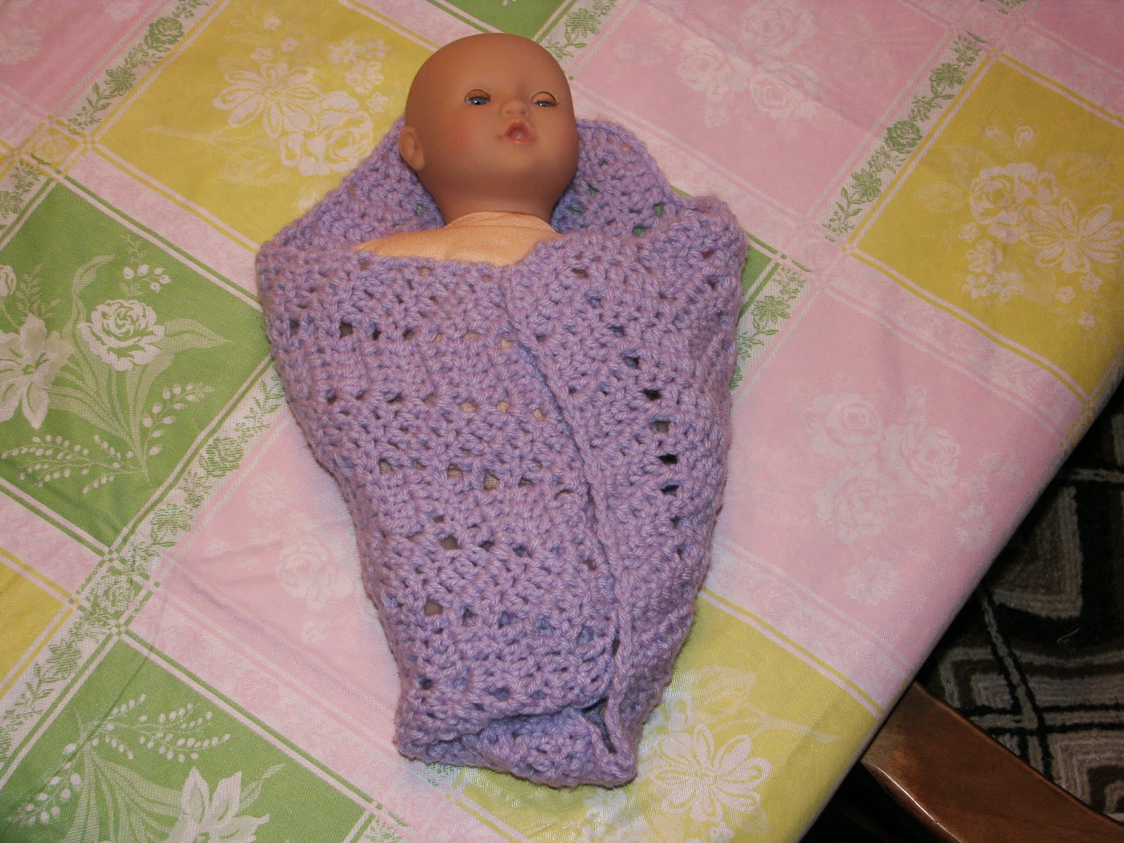 18 inch doll blanket size