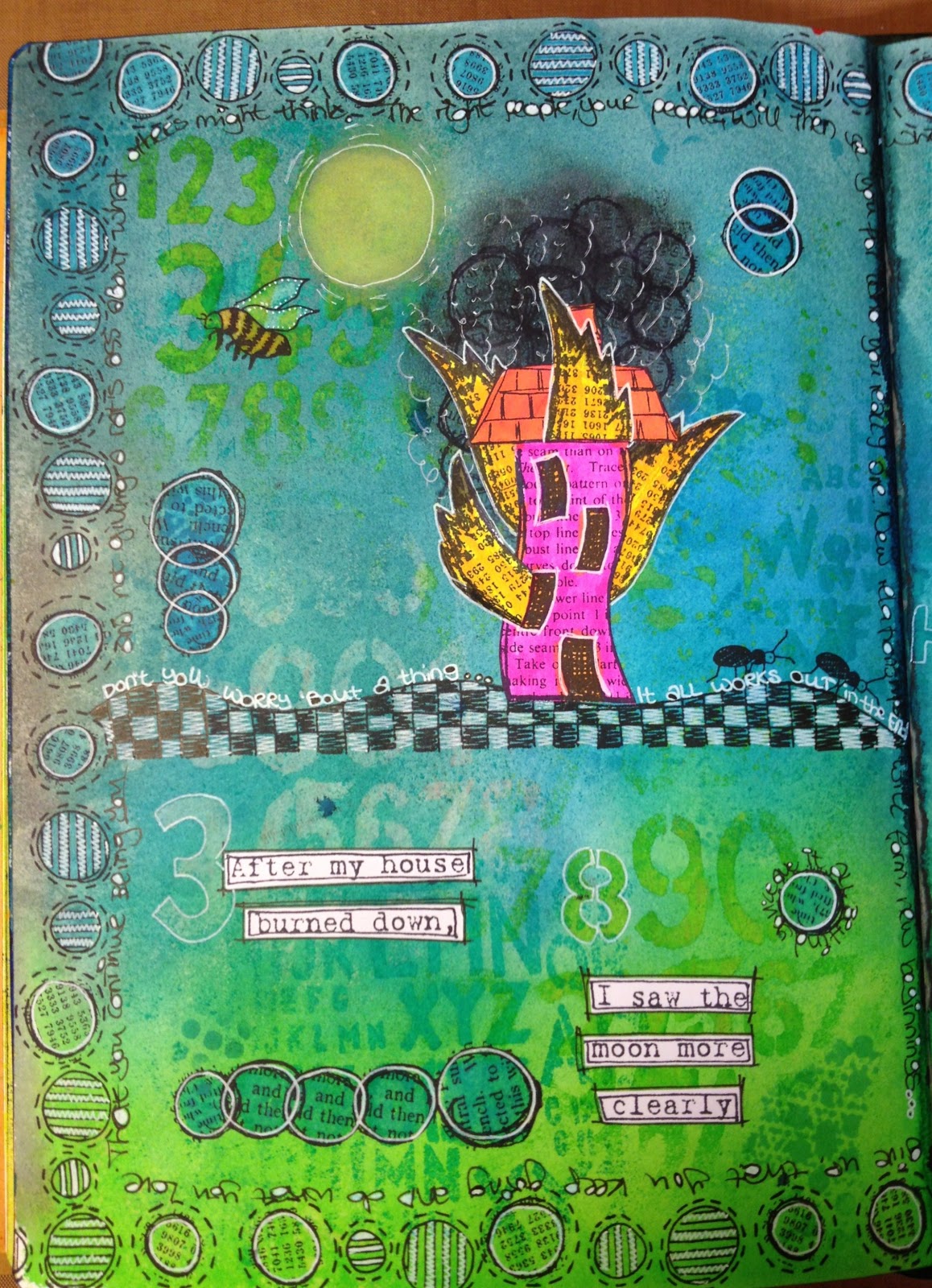 Siv's place After my house burned down...