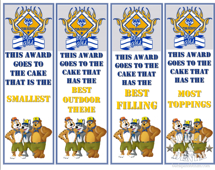 Pony Express District Cub Scouts Cake Contest Awards