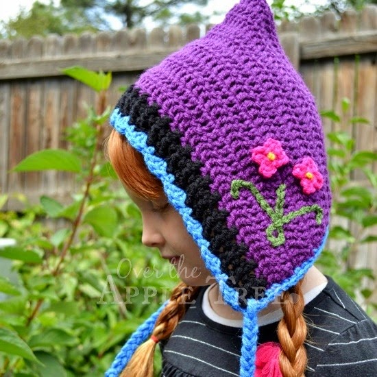 Over The Apple Tree: Crochet Elsa Crown With Hair