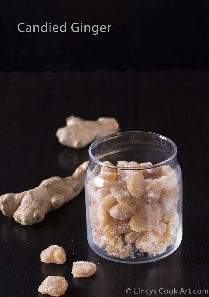 Candied Ginger Crystallized Ginger Lincy's Cook Art