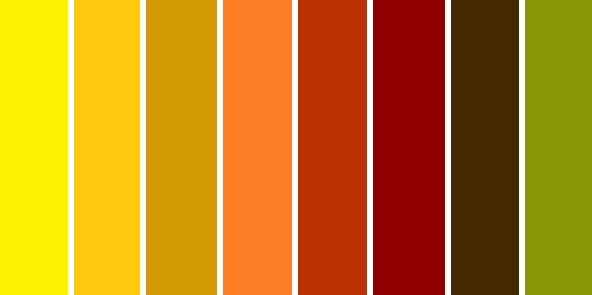 color palette from image red green yellow