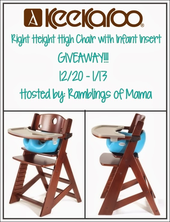 Keekaroo High Chair Giveaway From Ramblings Of Mama Found
