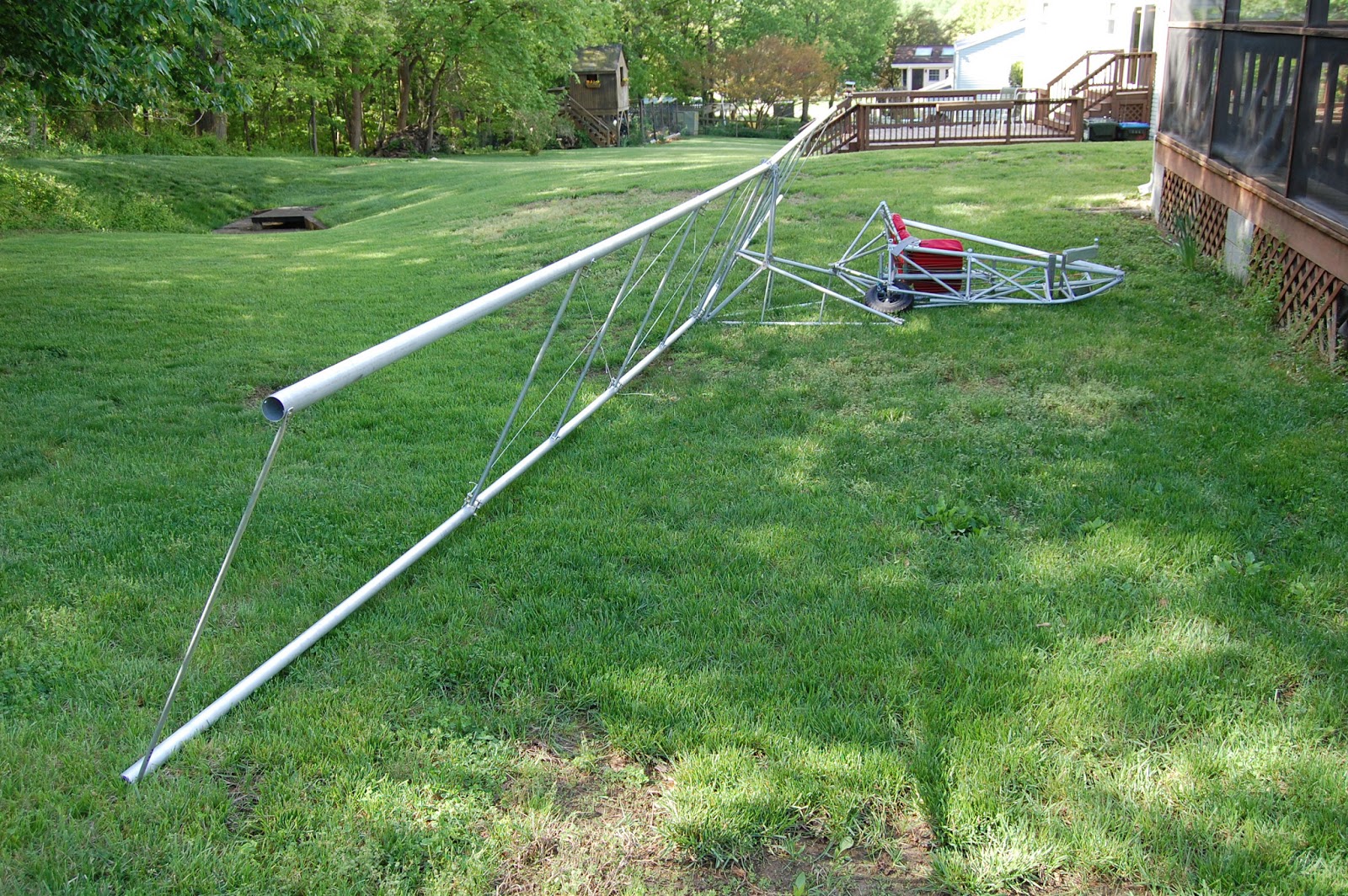 Building adventures of an Ultralight Glider Beautiful spring day for a