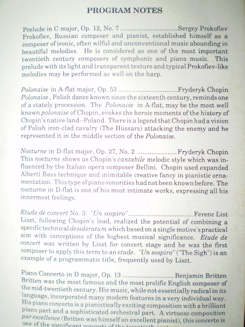 How to write programme notes dipabrsm picture