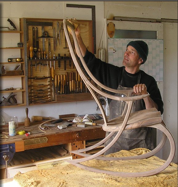 Pin by F on Möbelideen Wood rocking chair, Steam bending wood, How to