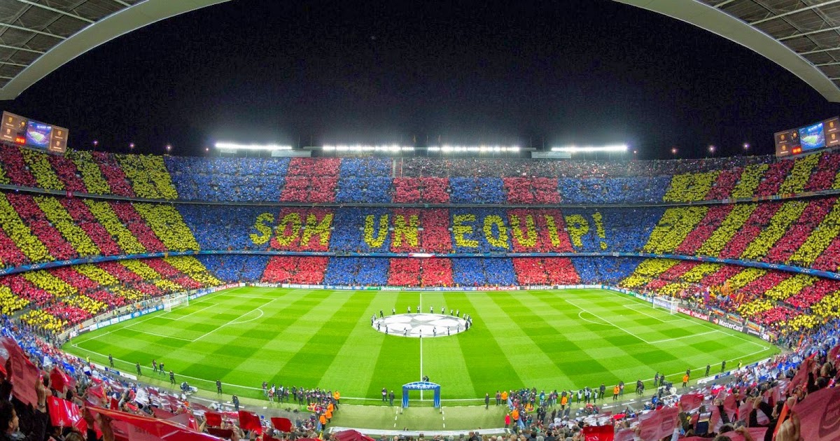 Barcelona Camp Nou Wonderful Mosaic La Liga HD Desktop ...