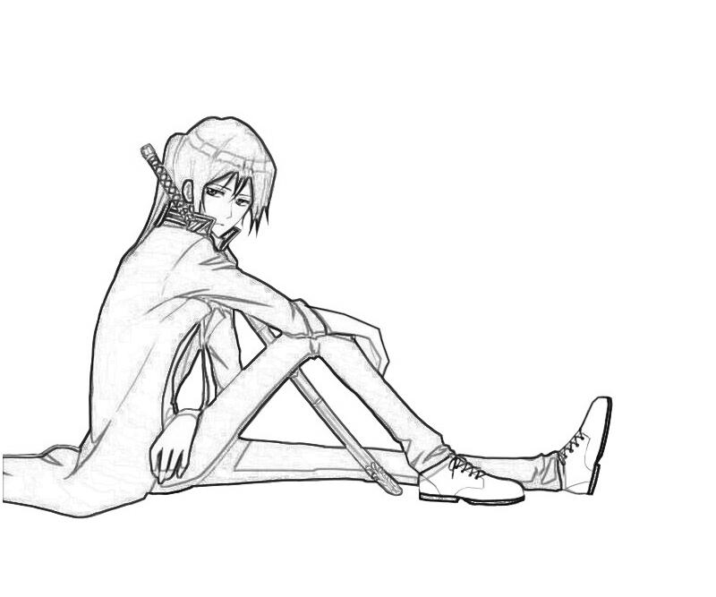 Kuroh Yatogami Handsome Coloring Pages kuroh-yatogami-handsome-coloring-pages