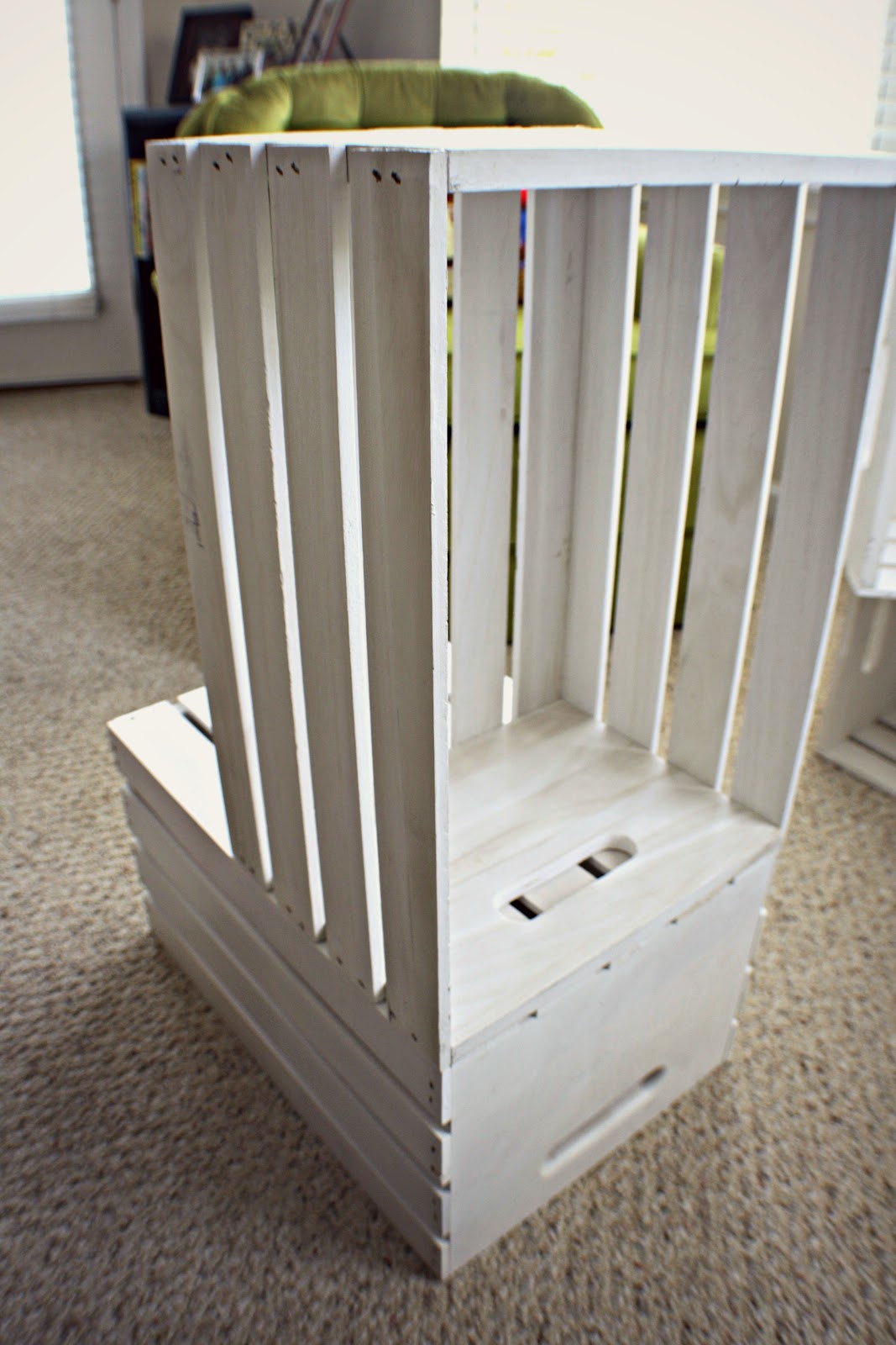 My Next 25 Years The Pinterest Challenge DIY Crate Ottoman