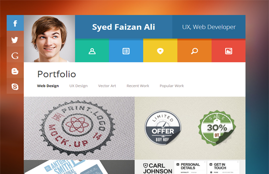 Vcard 10 Premium Blogger Templates of 2014 - Gorgeous Collection