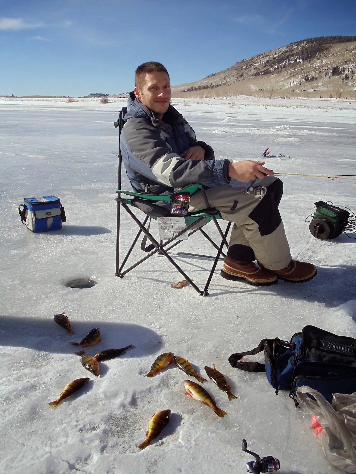 Utah Fisherman Fish Lake Perch Tournament