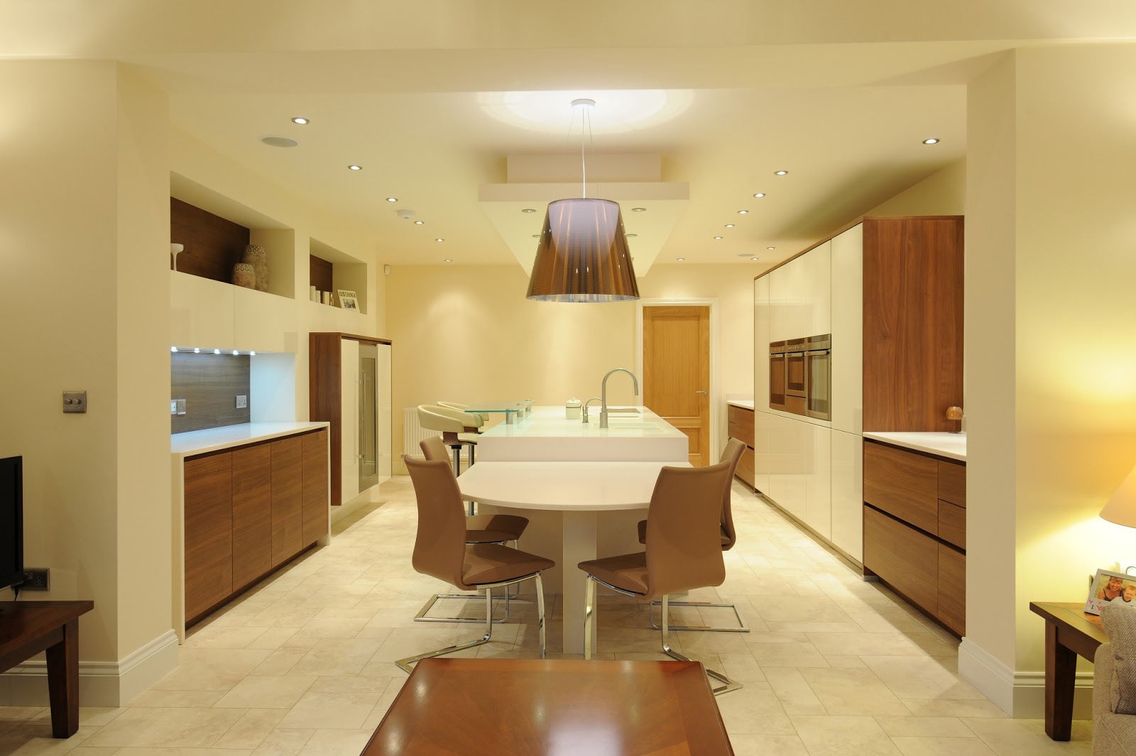 Diane Berry Kitchens Client Kitchens Mr & Mrs Stock Walnut and