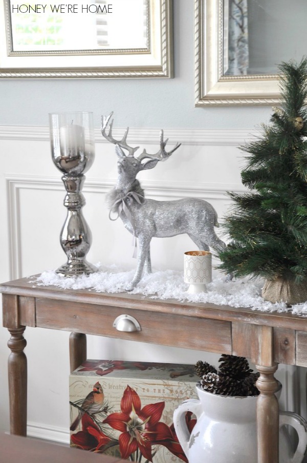 decorating console table for christmas decorating console table for christmas
