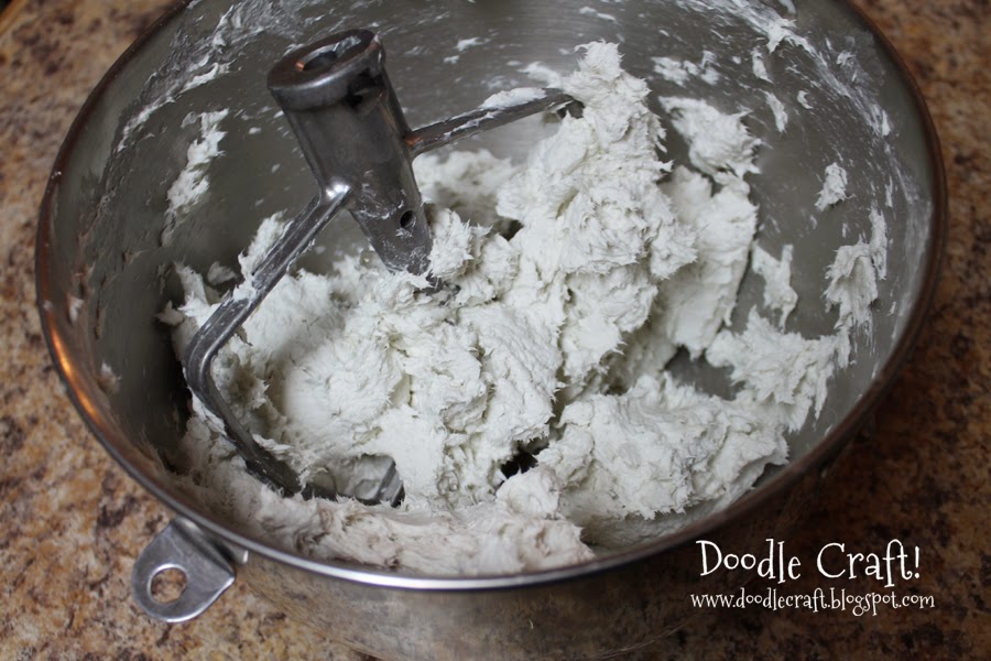 Doodlecraft Homemade Paper Mache Clay!