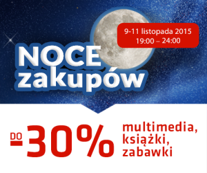 Noce zakupów w Matras - rabaty do 30% na książki, muzykę i filmy Promocje i wyprzedaże