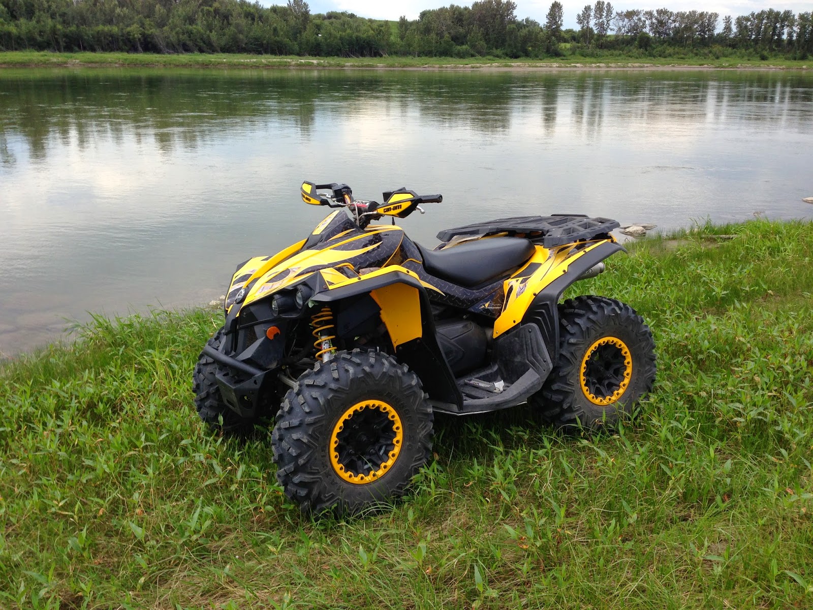 Sask Trail Riders ATV Review Can Am Renegade 800