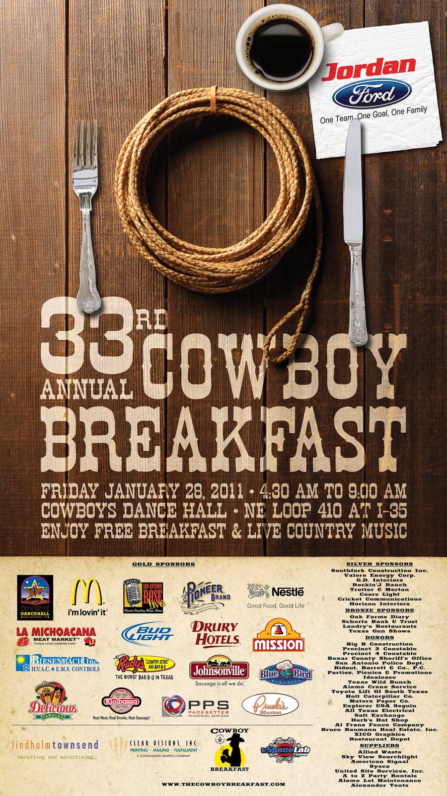 Doggie At The Dinner Table Cowboy Breakfast