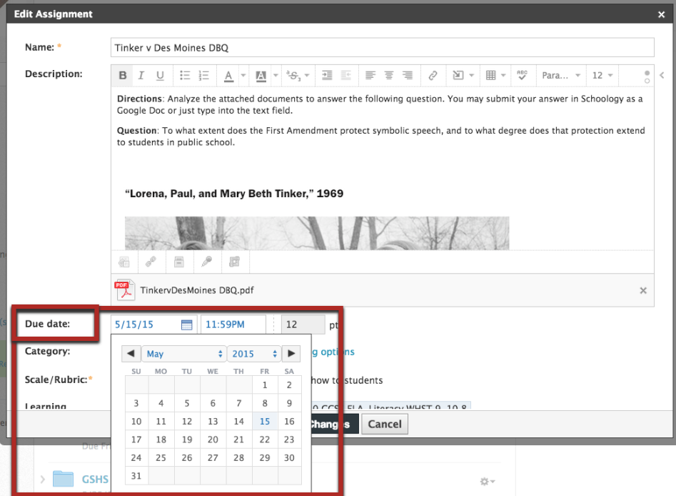 calendar i can type into