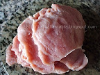 Muschi de porc feliat pregatit pentru a fi dat la cuptor - preparare reteta