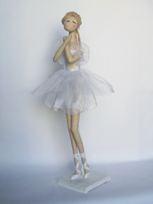 handmade ballerina doll
