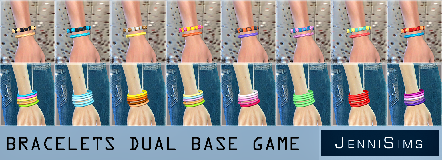 Downloads sims 4 Bracelets Dual (left, right...) Base Game compatible