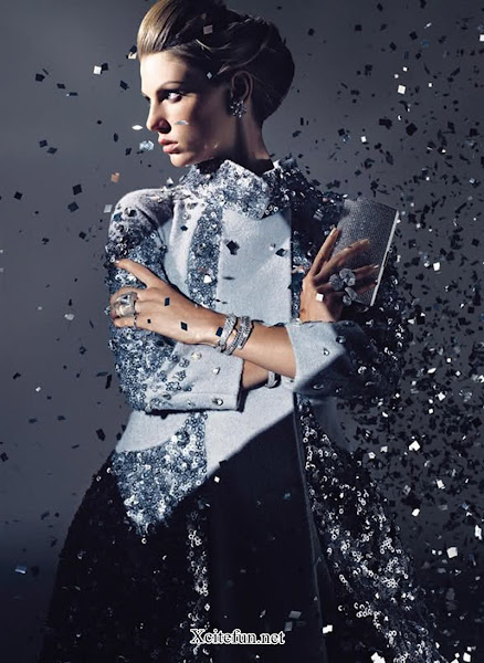 Angela Lindvall Blue Magical Fashion - Fashion Style Angela Lindvall Blue Magical Fashion