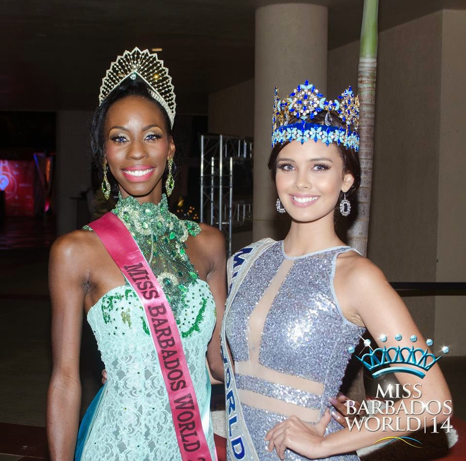 Miss World Barbados 2014 winner Zoe Trotman