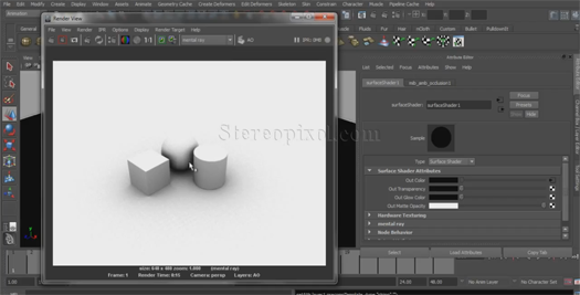 Maya Ambient Occlusion Map How To Get Ambient Occlusion In Autodesk Maya | Cg Tutorial
