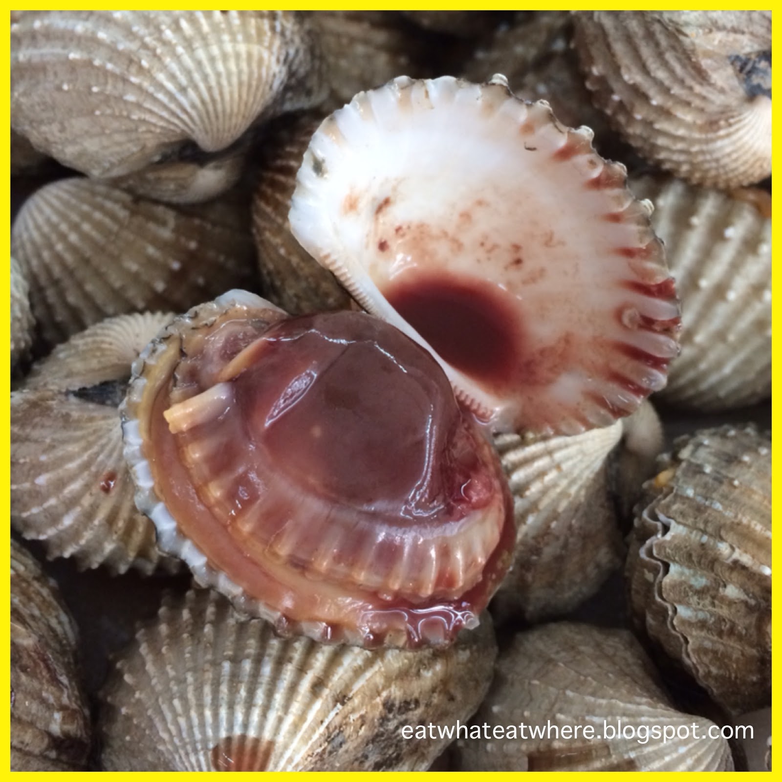 Eat what, Eat where? Just One Food Cockles