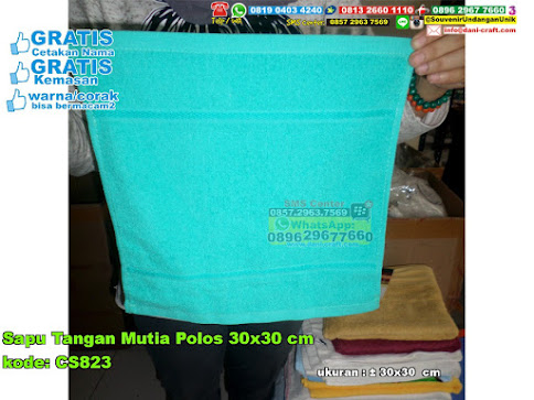 Sapu Tangan Mutia Polos 30×30 Cm