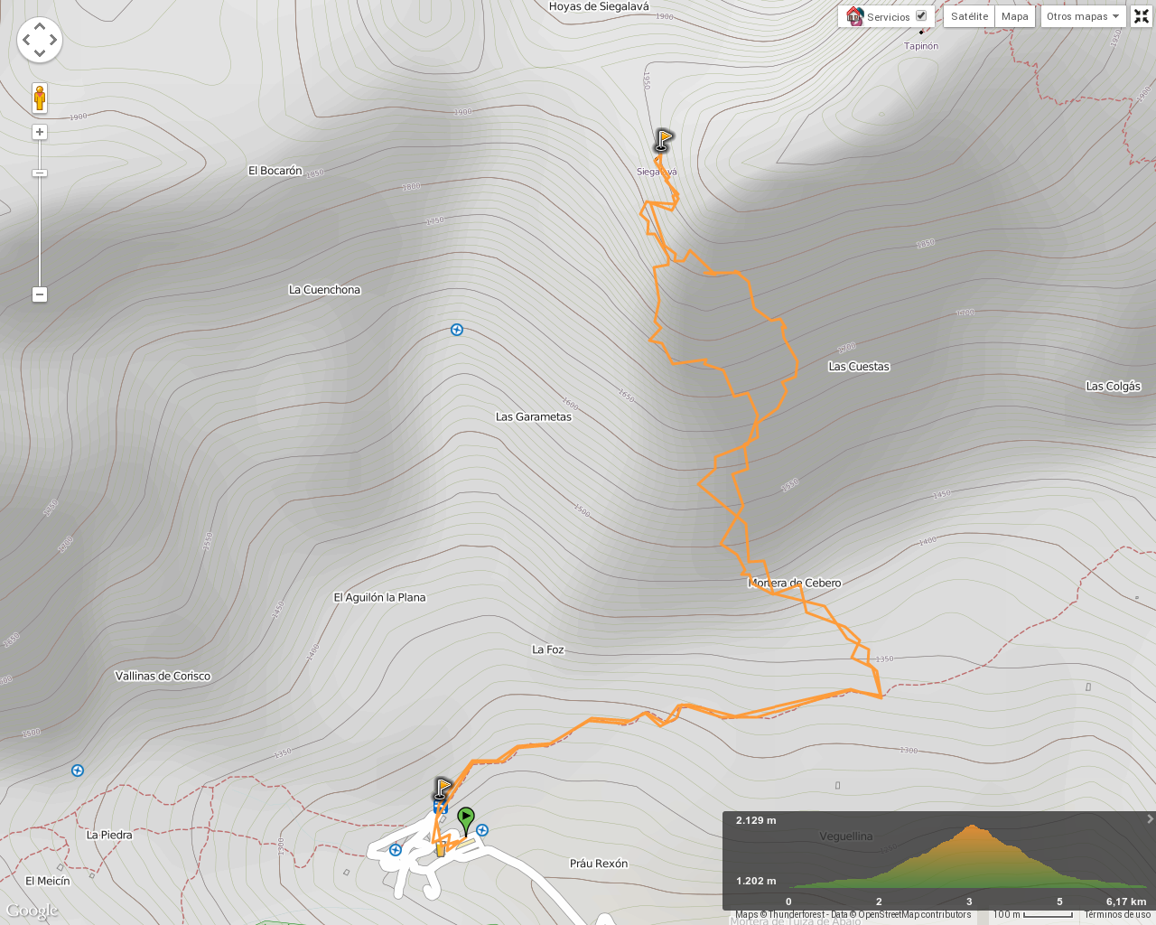 Ruta Tuiza Siegalava: Mapa de la ruta Ruta Tuiza Siegalava: Mapa de la ruta