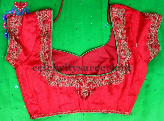 Red Hot Blouse Designs
