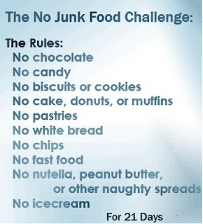 No Junk Food Challenge