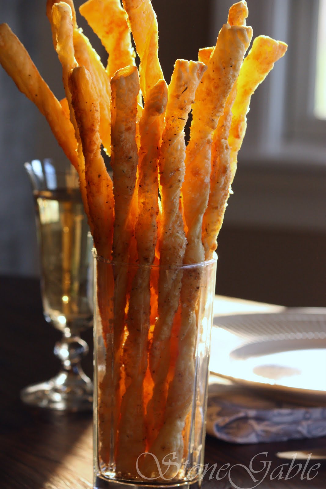 Parmesan Puffed Pastry Bread Sticks StoneGable