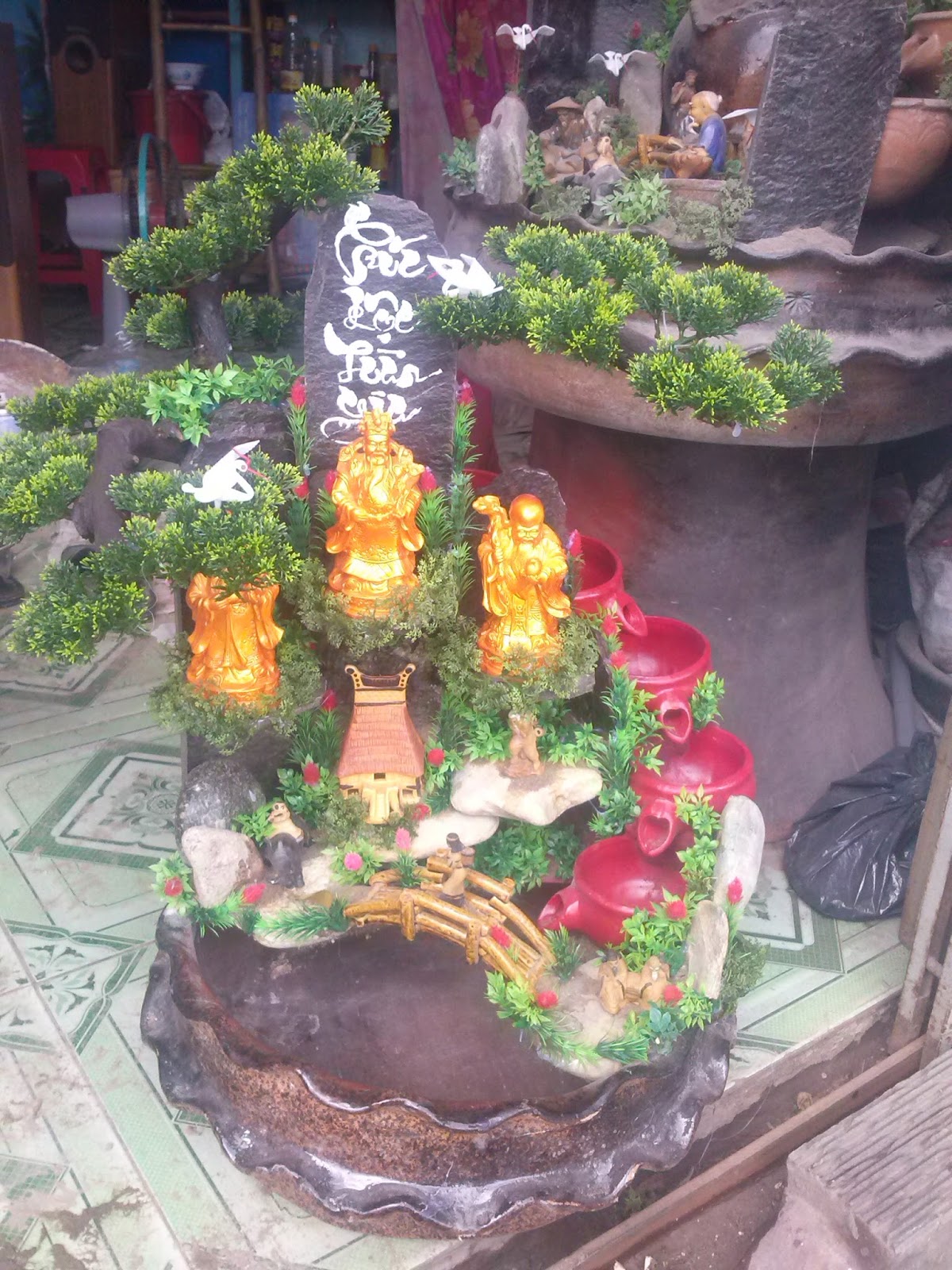 Thác nước phong thủy để bàn mẫu mã đa dạng - 18