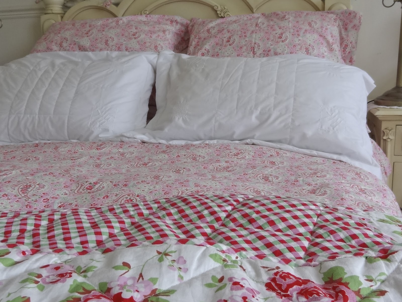 Dee at the Carlton Pink paisley for summer.