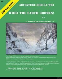 WB1: When the Earth Growls