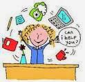 Image by educatorstechnology.com Image of a student with a computer a pencil a book infront of a desk